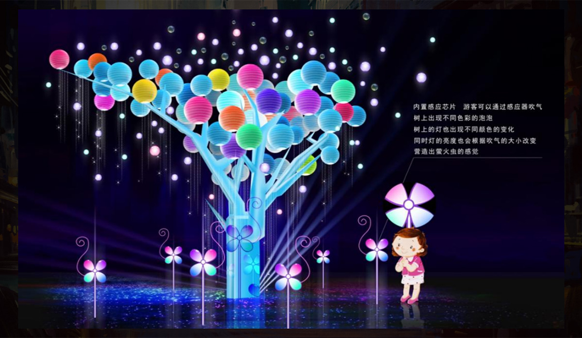 2024 Tianma Flying Town Lighting exhibition design plan (22)